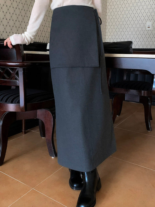 line wrap skirt