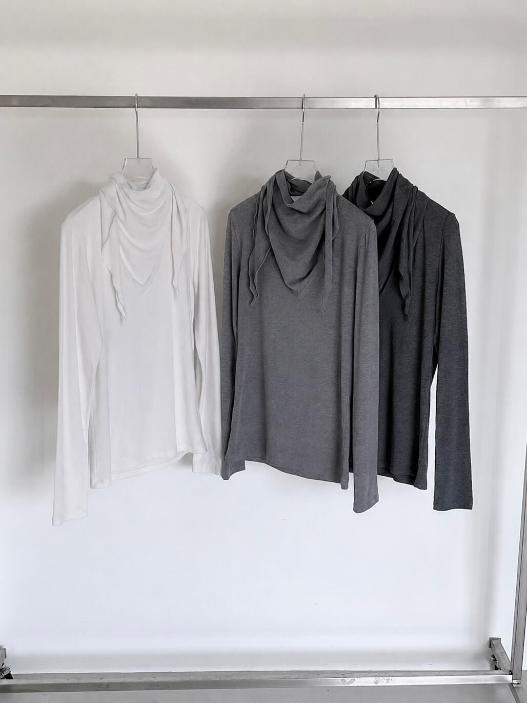 drape scarf top