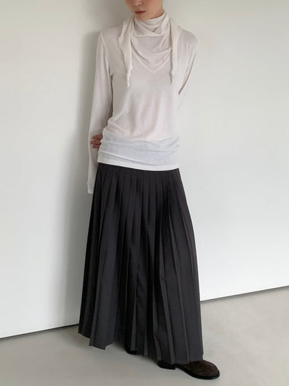 drape scarf top