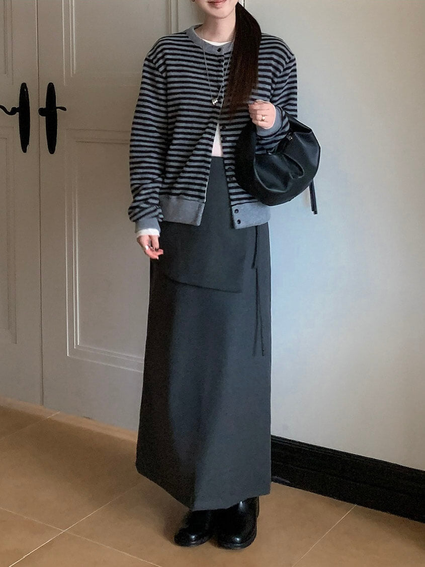 line wrap skirt