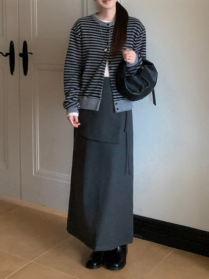 line wrap skirt