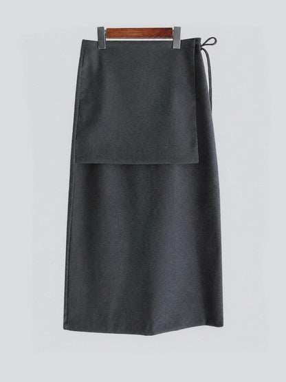 line wrap skirt