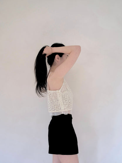 embroidered floral top